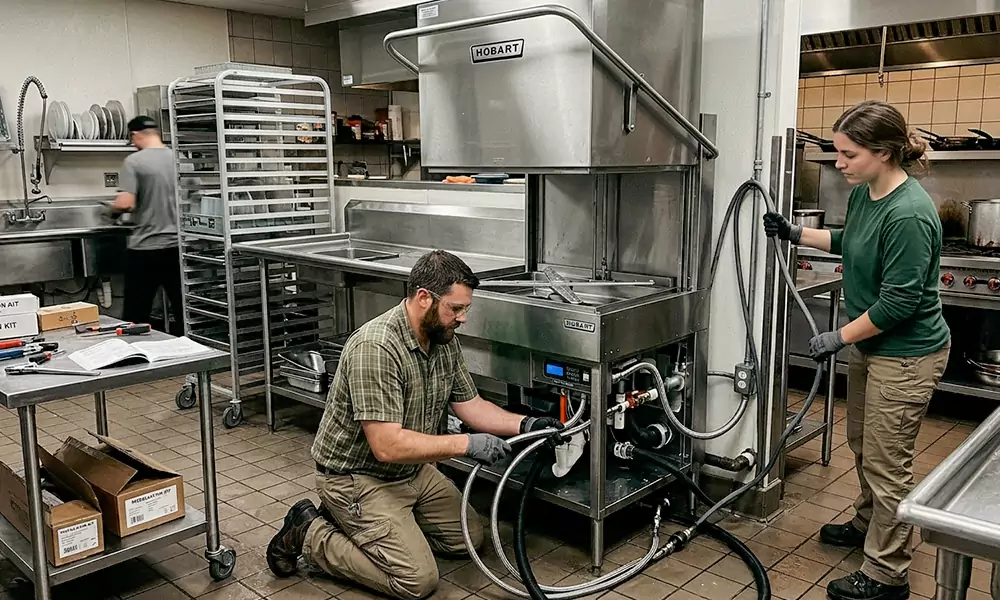 Commercial Dishwasher Installation in Canton, MA