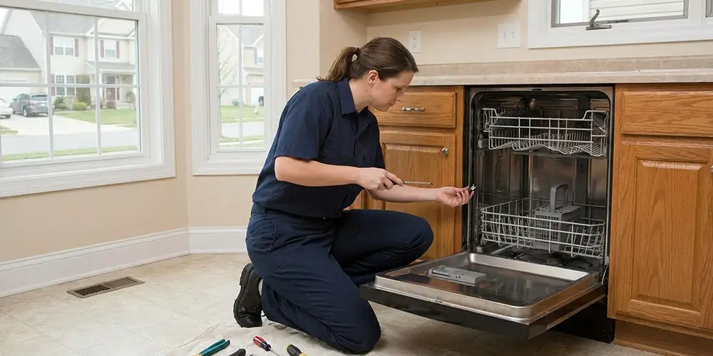 Dishwasher Latch Replacement in Canton, MA