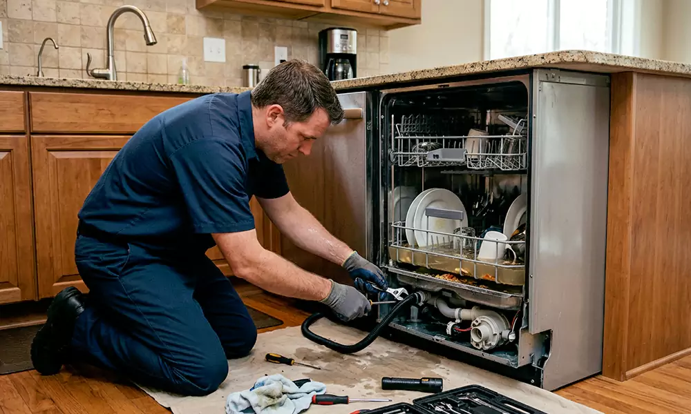 Dishwasher Not Draining Repair in Canton, MA