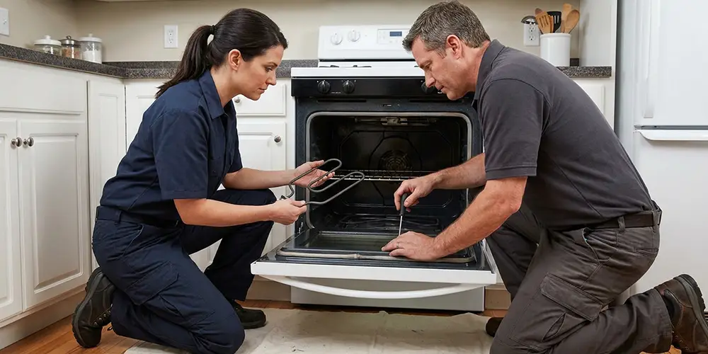 Oven Heating Element Replacement in Canton, MA