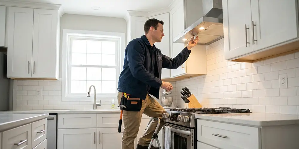 Range Hood Light Bulb Replacement in Canton, MA