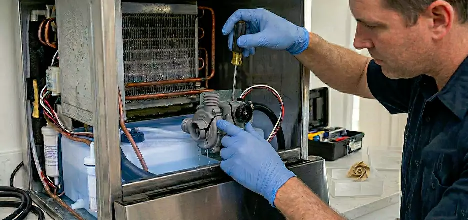 Commercial Ice Maker Water Pump Repair in Canton