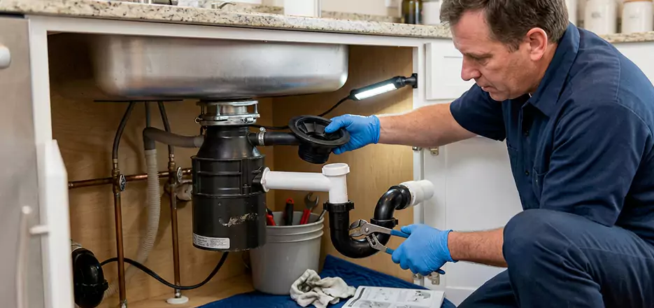 Garbage Disposal Splash Guard and Trap Installation in Canton