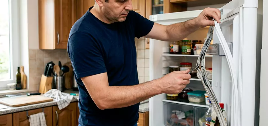 Replace Worn Refrigerator Seal in Canton
